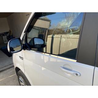 Ozdobné lišty okien (2 ks, nerez) Volkswagen T6 2015–2024 fotografia 1