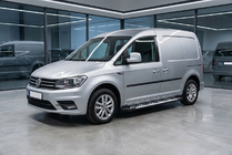 Volkswagen Caddy 2015–2020 Bočné prahy Sunrise (2 ks, hliník) fotografia 1