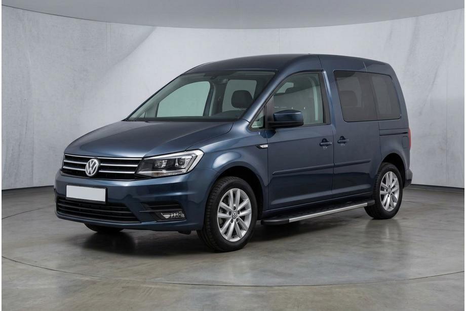 Volkswagen Caddy 2015–2020 Bočné nášľapy Duru (2 ks, hliník) Maxi rázvor Image
