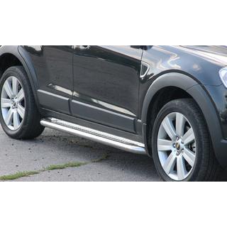 Bočné prahy Premium (2 ks, nerez.) Chevrolet Captiva 2006–2019 fotografia 1