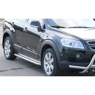 Bočné prahy Premium (2 ks, nerez.) Chevrolet Captiva 2006–2019 fotografia 2
