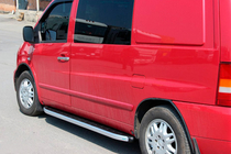 Mercedes Vito W638 1996–2003 Bočné nášľapy Fullmond (2 ks, hliník) fotografia 3
