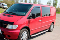 Mercedes Vito W638 1996–2003 Bočné nášľapy Fullmond (2 ks, hliník) fotografia 4