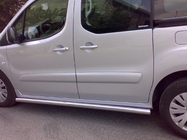 Citroen Berlingo 1996–2008 Bočné trubky (2 ks, nerez) fotografia 2