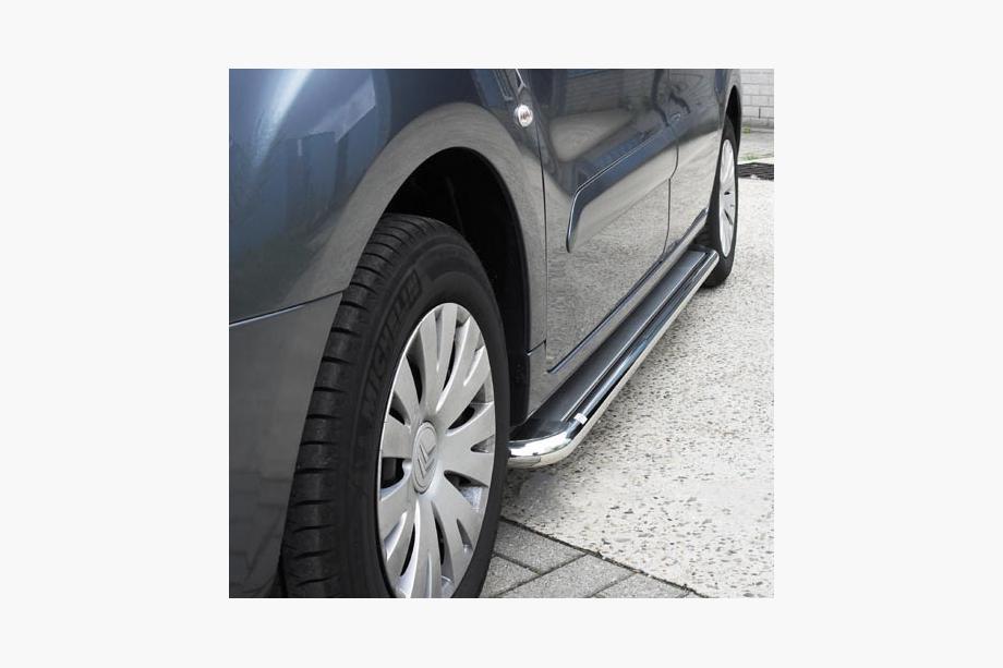 Citroen Berlingo 2008–2018 Bočné prahy Premium (2 ks, nerez.) Ø60 mm Image