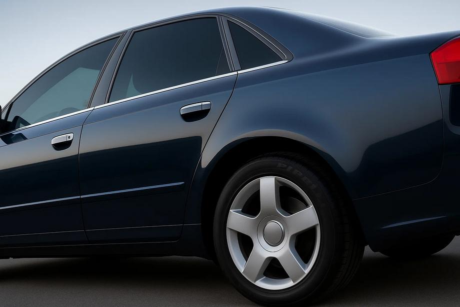 Audi A4 B7 2004–2008 Spodné lišty okien (6 ks, nerez) Image