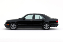 Mercedes E-class W210 1995–2002 Spodné lišty okien (4 ks, nerez) Carmos - turecká oceľ fotografia 3