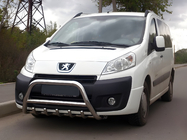 Citroen Jumpy 2007–2017 Predný ochranný rám WT003 (nerez) fotografia 1