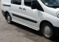 Citroen Jumpy 2007–2017 Bočné rúrky (2 ks, nerez) Ø60, krátky rázvor fotografia 2