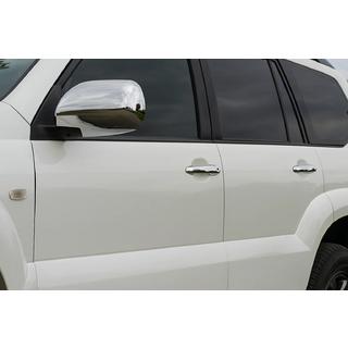 Chrómové kryty kľučiek dverí (4 ks, nerez) Toyota Land Cruiser Prado 120 2002–2009 fotografia 1
