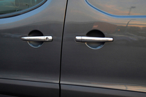Peugeot 407 2004–2011 Kryty kľučiek dverí (nerez) OmsaLine – talianska nehrdzavejúca oceľ fotografia 1