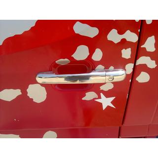 Nerezové kryty kľučiek dverí (nehrdzavejúca oceľ) Mercedes Vito W638 1996–2003 fotografia 4