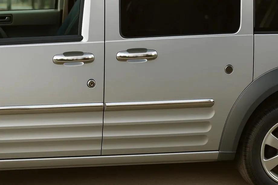Ford Connect 2006–2009 Kryty zámku (5 ks, nerez) Image