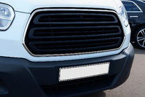Ford Transit 2014– Ozdobný rámček mriežky (2014-2018, 2 ks, nerez) OmsaLine - talianska nehrdzavejuca ocel fotografia 1