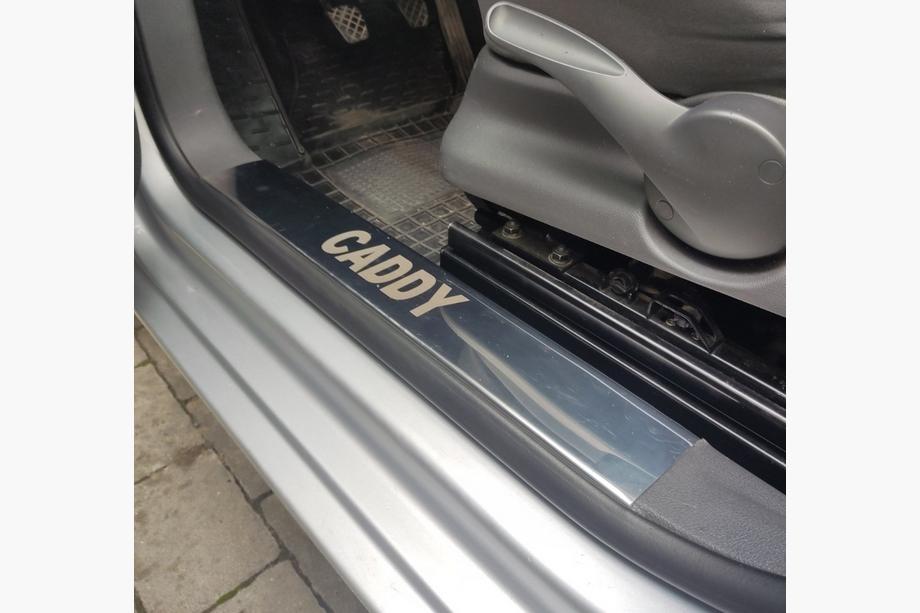 Volkswagen Caddy 2004–2010 Nástupné lišty – vnútorné (Carmos, oceľ) Image