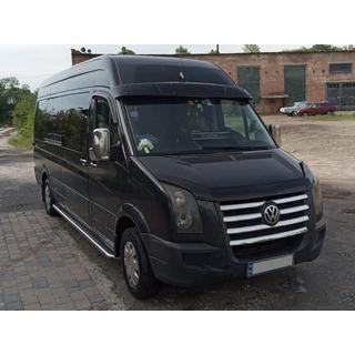Chrómové lišty na masku 2006-2011 Volkswagen Crafter 2006–2016 fotografia 4
