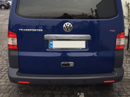 Volkswagen T5 2010–2015 Nerezová lišta nad ŠPZ na piatych dverách Multivan, OmsaLine - talianska nehrdzavejúca oceľ fotografia 5