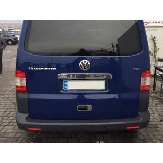 Nerezová lišta nad ŠPZ na piatych dverách Volkswagen T5 2010–2015 fotografia 2