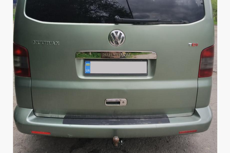 Volkswagen T5 2010–2015 Nerezová lišta nad ŠPZ na piatych dverách Bez nápisu, OmsaLine – talianska nehrdzavejúca oceľ Fotografia 3