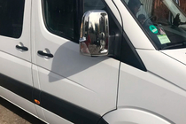 Mercedes Sprinter W906 2006–2018 Kryty zrkadiel (2 ks) Carmos, turecká oceľ fotografia 7