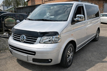 Volkswagen T5 Transporter 2003–2010 Kryty zrkadiel (2 ks) OmsaLine - chrómovaný plast fotografia 1