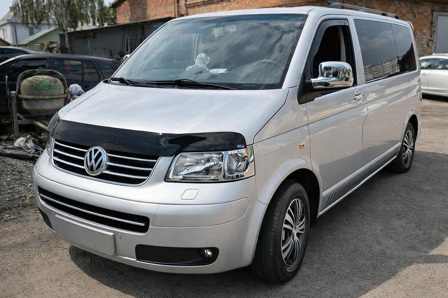 Volkswagen T5 Transporter 2003–2010 Kryty zrkadiel (2 ks) OmsaLine - chrómovaný plast Image