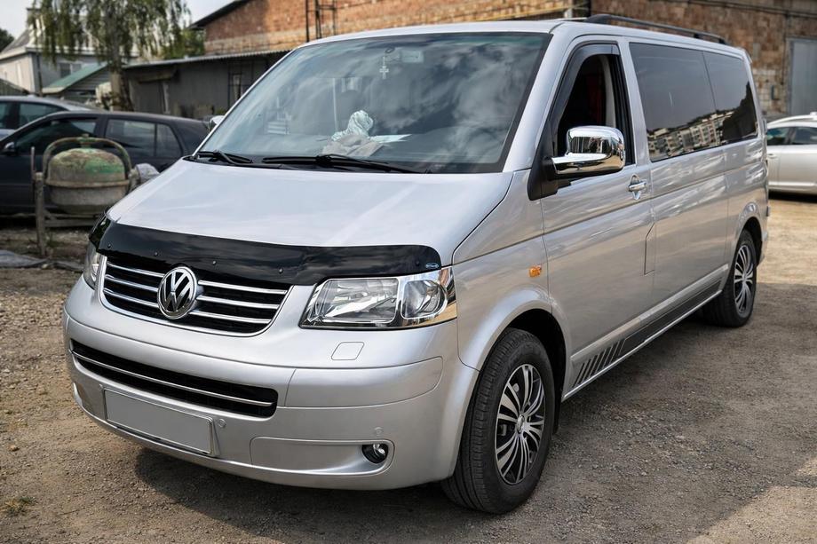 Volkswagen T5 Multivan 2003–2010 Kryty zrkadiel (2 ks) Carmos - leštená nehrdzavejúca oceľ Image