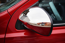 Nissan Qashqai 2010–2014 Nerezové kryty spätných zrkadiel (2 ks) Carmos - turecká oceľ fotografia 1