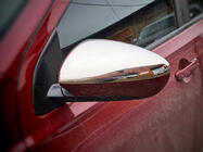 Nissan Qashqai 2010–2014 Nerezové kryty spätných zrkadiel (2 ks) Carmos - turecká oceľ fotografia 3