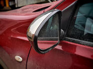 Nissan Qashqai 2010–2014 Nerezové kryty spätných zrkadiel (2 ks) Carmos - turecká oceľ fotografia 4
