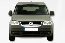 Volkswagen Caddy 2004–2010 Nerezový kryt masky OmsaLine – talianska nehrdzavejúca oceľ fotografia 3