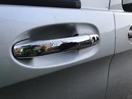 Mercedes Vito/V-trieda W447 2014– Chrómové kryty kľučiek dverí (4 ks, nerez) S čipom, OmsaLine – talianska nehrdzavejúca oceľ fotografia 2