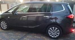 Opel Zafira B 2005–2011 Chrómové kryty kľučiek dverí (4 ks) OmsaLine – talianska nehrdzavejúca oceľ fotografia 1
