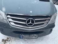 Mercedes Sprinter W906 2006–2018 Rámik masky chladiča (2013↗, nerez) fotografia 4