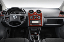 Volkswagen Caddy 2004–2010 Kryty palubnej dosky Hliník fotografia 1