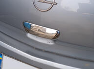 Opel Corsa D 2007–2014 Nerezový kryt kľučky zadných dverí Carmos – turecká nehrdzavejúca oceľ fotografia 1