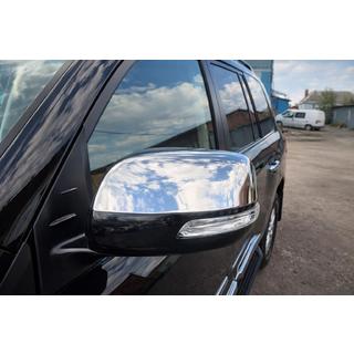 Nerezové kryty spätných zrkadiel (2 ks) Toyota Land Cruiser Prado 150 2009–2023 fotografia 1