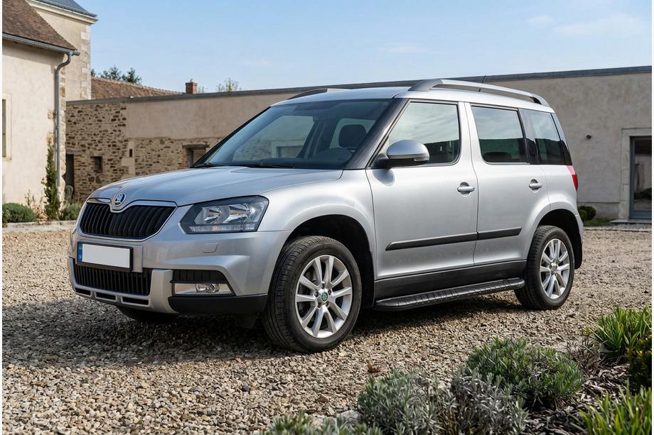 Skoda Yeti 2009–2017 Bočné nášľapy Bosphorus Black (2 ks, hliník) Image