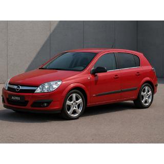 Vonkajšie okenné lišty (nerez) Opel Astra H 2004–2013 fotografia 1