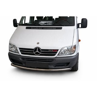 Predná ochranná tyč ST008 (nerez) Mercedes Sprinter W901/902/903/904/905 1995–2006 fotografia 1