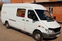 Mercedes Sprinter W901/902/903/904/905 1995–2006 Bočné trubky (2 ks, nerez) fotografia 5