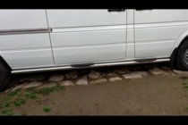 Mercedes Sprinter W901/902/903/904/905 1995–2006 Bočné trubky (2 ks, nerez) fotografia 3
