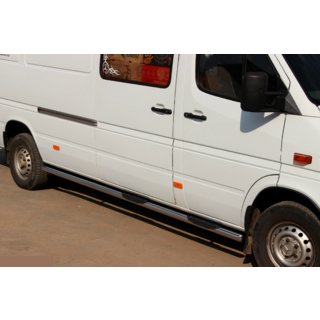 Bočné trubky (2 ks, nerez) Mercedes Sprinter W901/902/903/904/905 1995–2006 fotografia 1