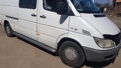 Mercedes Sprinter W901/902/903/904/905 1995–2006 Bočné prahy Premium (2 ks, nerez.) Stredný rázvor, d60 fotografia 3
