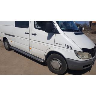 Bočné prahy Premium (2 ks, nerez.) Mercedes Sprinter W901/902/903/904/905 1995–2006 fotografia 3
