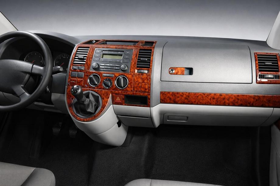 Volkswagen T5 Transporter 2003–2010 Kryty palubnej dosky (Turecko) Drevo Image