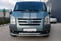 Ford Transit 2000–2014 Predný ochranný rám ST014 (2006-2014, nerez) fotografia 1