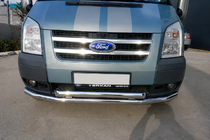 Ford Transit 2000–2014 Predný ochranný rám ST014 (2006-2014, nerez) fotografia 2
