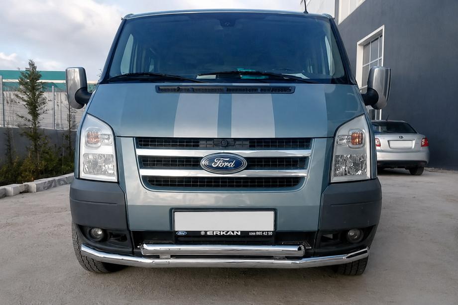 Ford Transit 2000–2014 Predný ochranný rám ST014 (2006-2014, nerez) Image