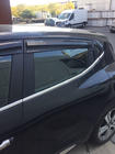 Renault Clio IV 2012–2019 Okenné deflektory HB (4 ks, Sunplex Sport) fotografia 7